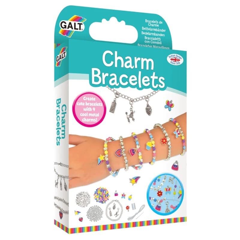 Galt Charm Bracelets Craft Kit for Kids - DIY Jewellery Making Set
