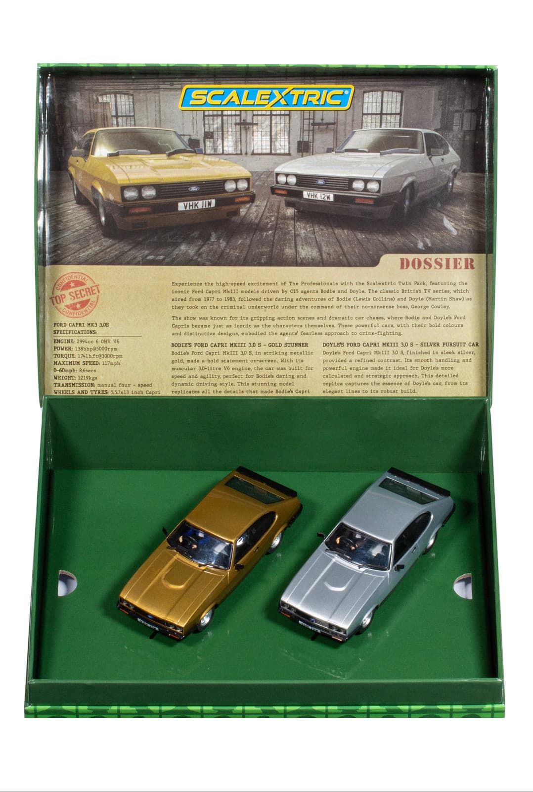 Scalextric C4642 The Professionals Capri Twin Pack