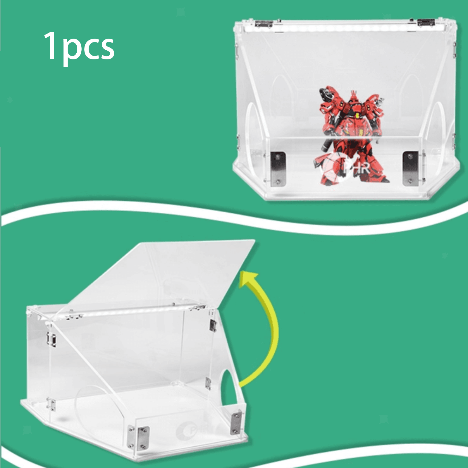 Electric Grinding Dust Box Clear with Light Lightweight Fully Enclosed Practical