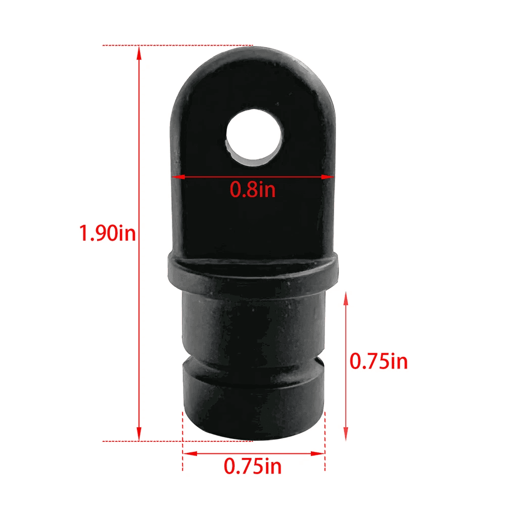 Insert Tube Eye End Marine Boat Yacht Boat Bimini Top Sliding Cap Marine 64Mm He