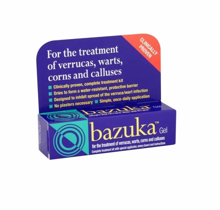 Bazuka Gel 5g | Verruca and Wart Treatment | Corns and Calluses