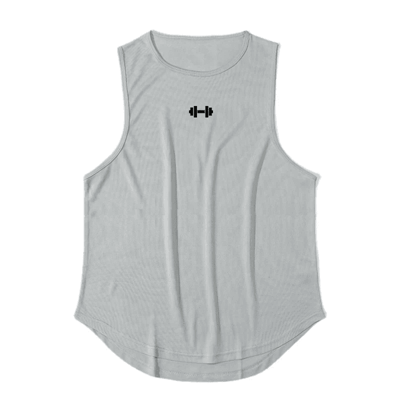 Summer Men'S Gym Tank Top Fitness Training Clothing Quick-Drying Loose Bodybuild