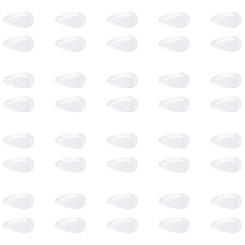 20pairs Silicone Soft Air Cushion Nonslip Design for Different Types of Glasses