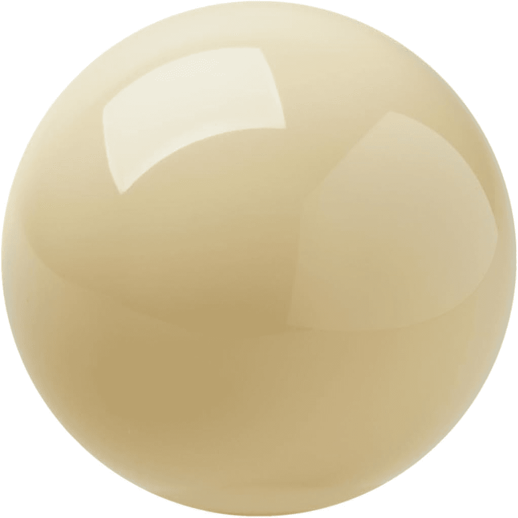 Snooker| Pool or Billiards White Cue Ball | Tournament | Sizes 1 7/8\" or 2\" | Si