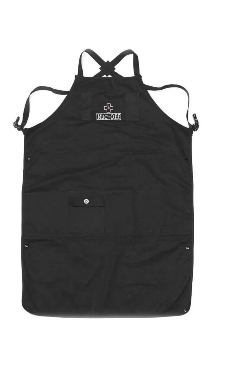 1PC Muc Off Bicycle Workshop Apron Button Pocket Adjustable Sizing - Black