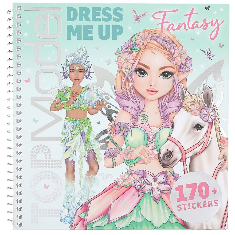 Depesche TOPModel Dress Me Up Fantasy Sticker Book with 170+ Stickers