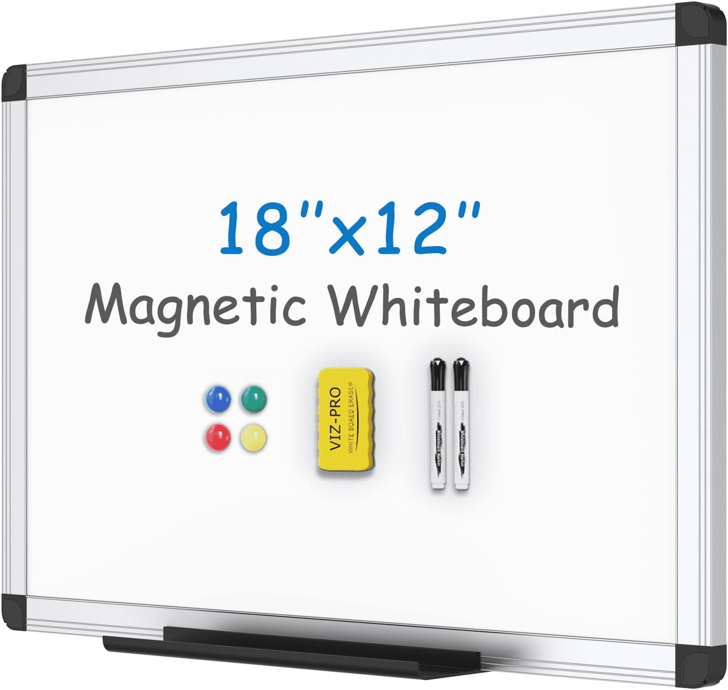 Small Magnetic Whiteboard for Wall 45 X 30 Cm| Dry Erase White Board with 2 Mark
