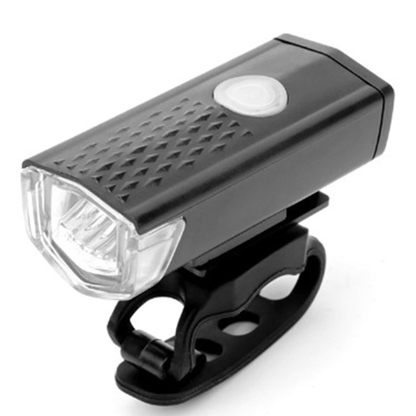 Riding Bike Lights Set USB Rechargeable High Brightness Lighting Bike Black SG view 2