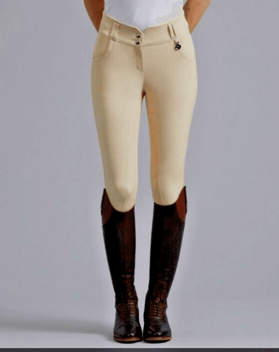 P E  Sophia Ladies Full Seat High Waist Competition Riding Breeches - 30\"(UK 14)