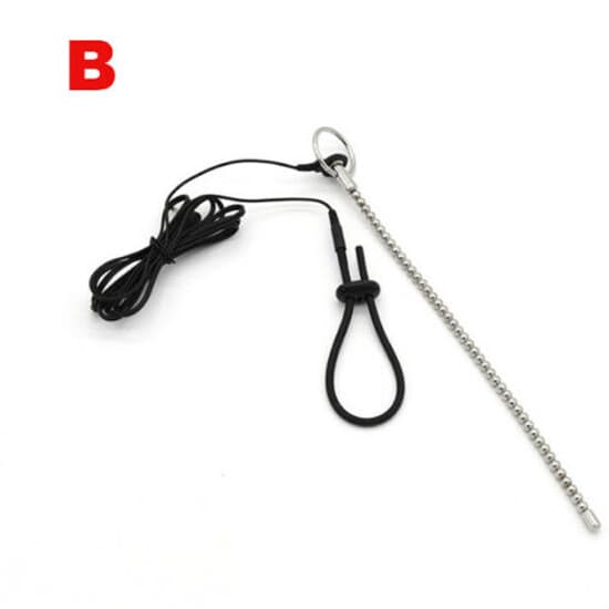 Stainless Steel Sound Plug Delay Ring E-Stim Accessory