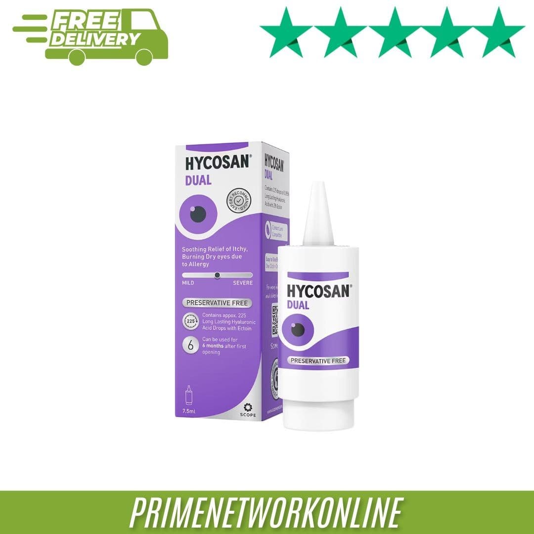 Hycosan Dual Preservative-Free Eye Drops 7.5ml 100% ORIGINAL ⭐⭐⭐⭐⭐