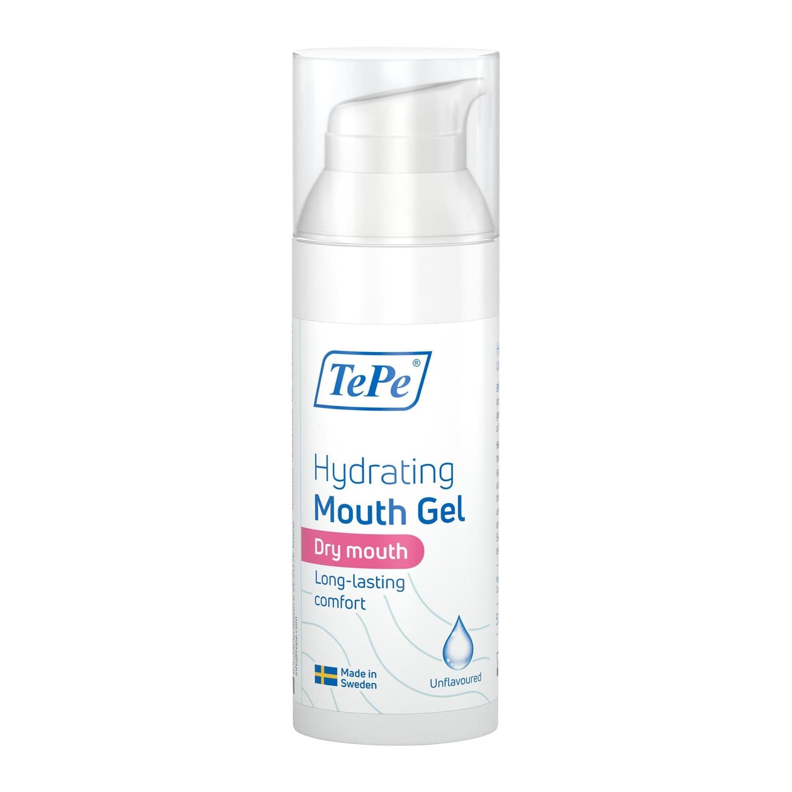TePe Hydrating Mouth Gel for Dry Mouth| unflavoured| 50 ml (Pack of 1)| White