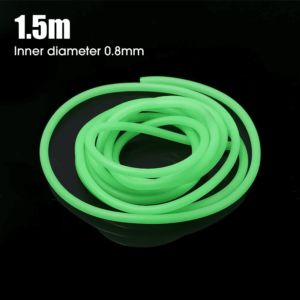 0.8/1/1.5/2Mm Luminous Fishing Hose Silicone anti Rig Tube Tubing Rig Sleeves De