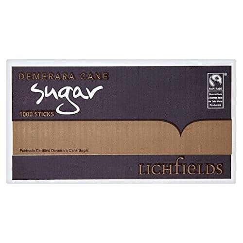 Lichfields Demerara Cane Sugar – 1000 Sticks