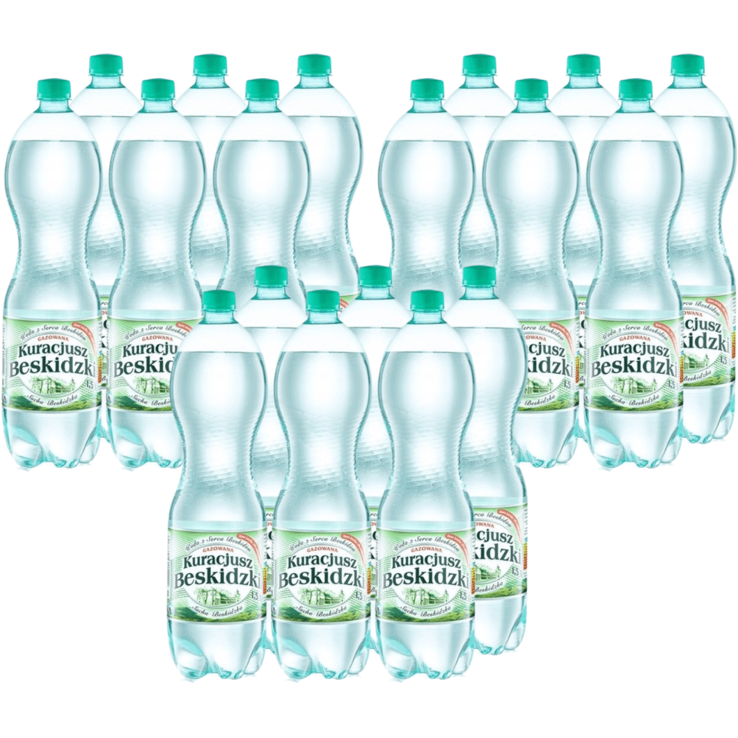 Kuracjusz Beskidzki 1,5l gazowany x 18 sztuk ZESTAWY