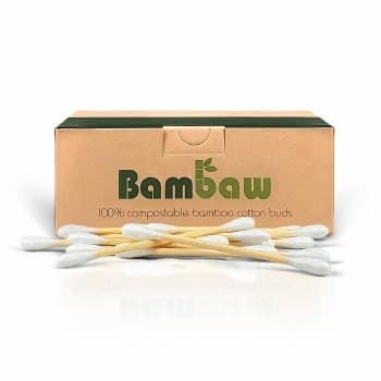 Bambaw Bambaw | Bamboo cotton buds box | 200 units-10 Pack