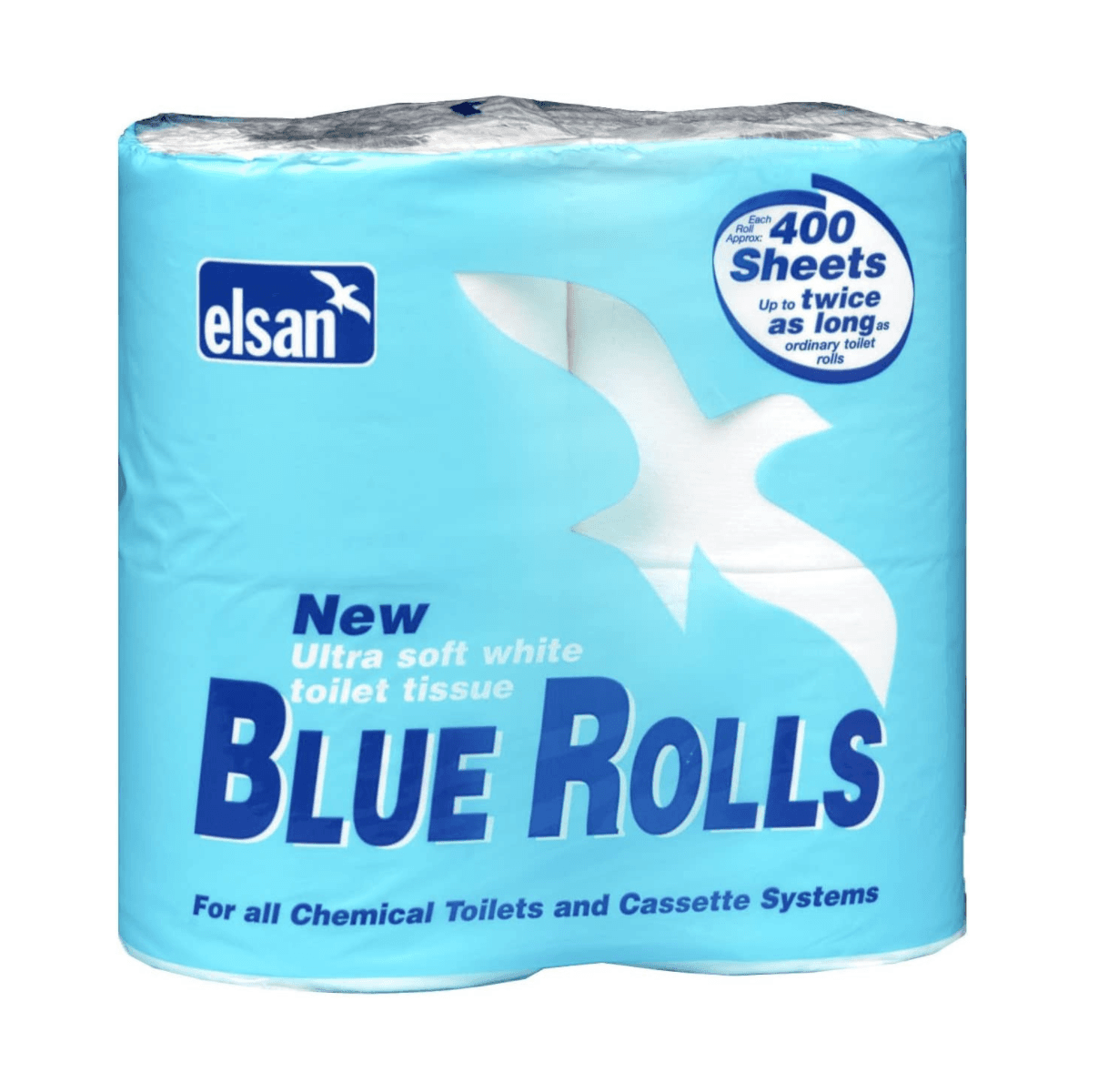 Dissolvable Toilet Rolls 4 Pack Elsan Camping Caravan Motorhome Cassette Paper