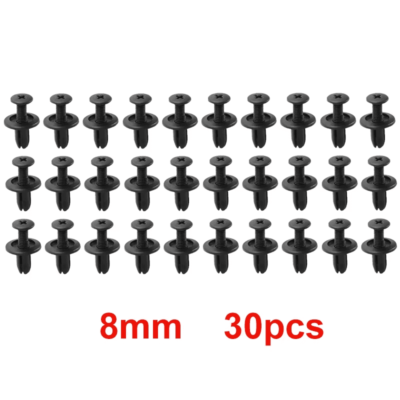 8Mm/6Mm Plastic Rivets Fasteners Screw Car Fender Bumper Screws Clips Rivets Aut