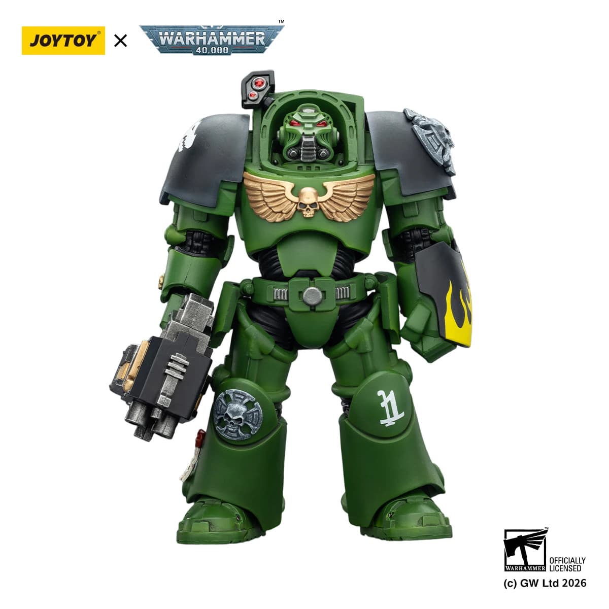 JOYTOY Warhammer 40,000 1/18 Action Figures Terminator Black Templars Dark Angel