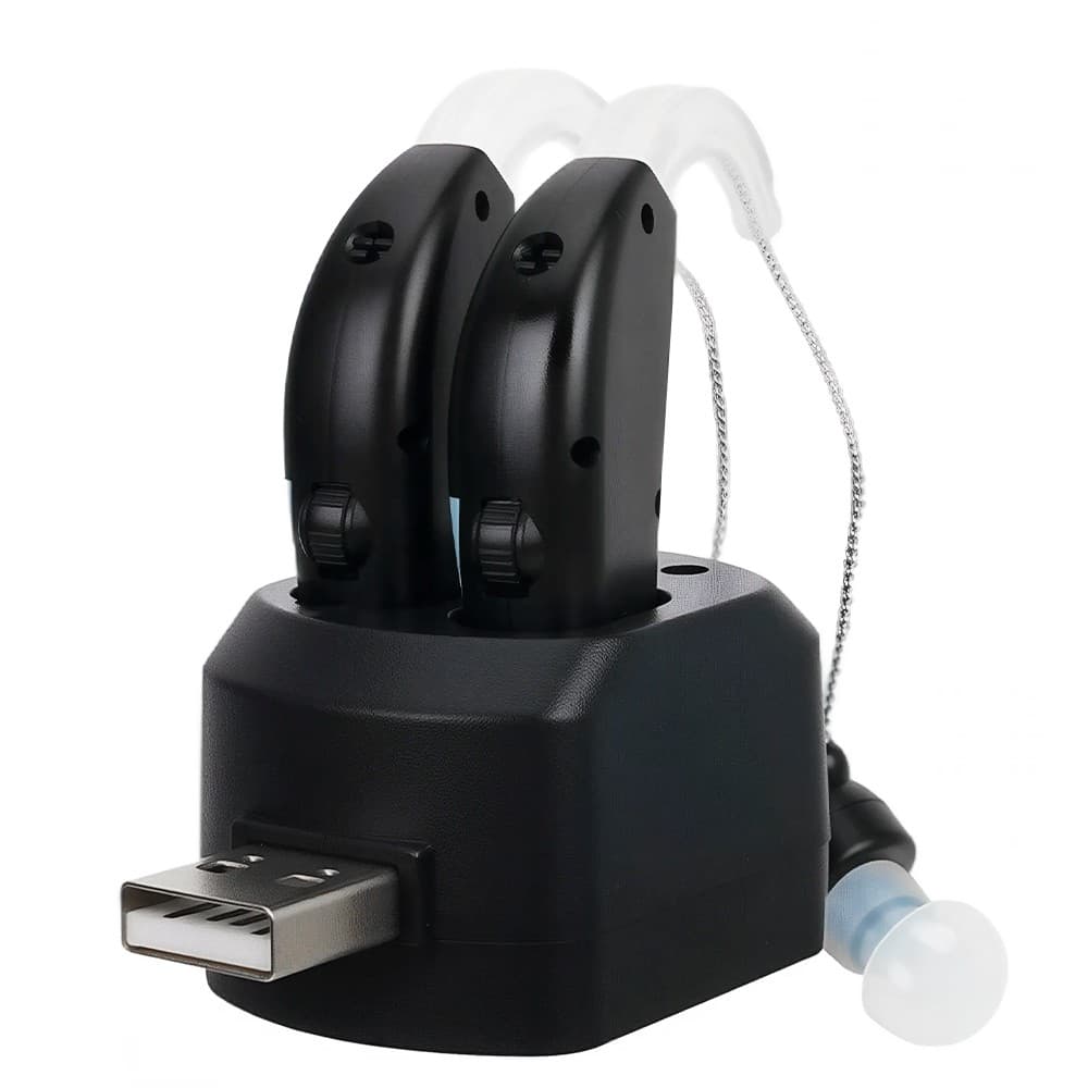 Rechargeable Hearing Aid Sound Device Hearing Amplifier for Elderly Adjustable