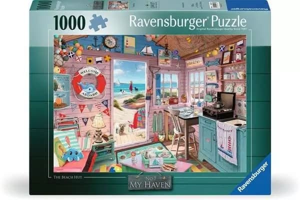 Ravensburger My Haven No 7: The Beach Hut 1000 Piece Jigsaw Puzzle Toys