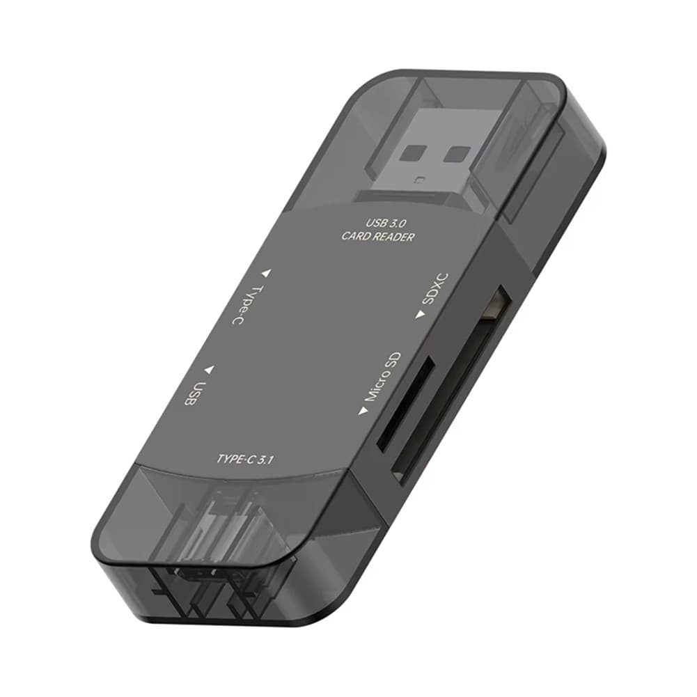 6in1 OTG  Card Reader Type-C 3.1 to USB Adapter USB 3.0 TF Card USB Flash3527