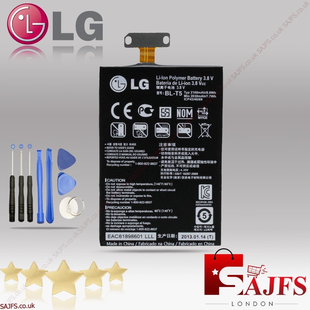 Premium Battery for LG EAC61898601| BL-T5| Mako| E960| Nexus 4 16GB| Nexus 4| E9