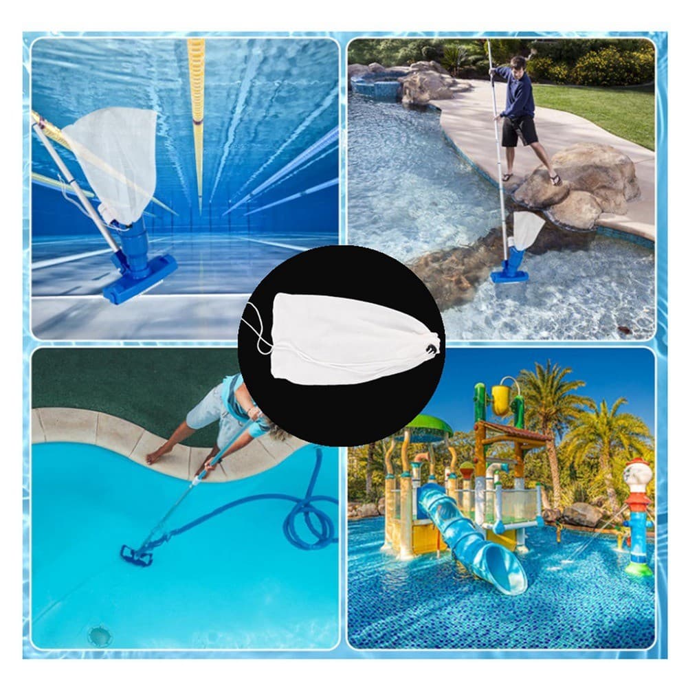 8pcs Swimming Pool Vacuum Suction Bags Leaf Cleaner Bag Pool Cleaner Bags1993 view 2