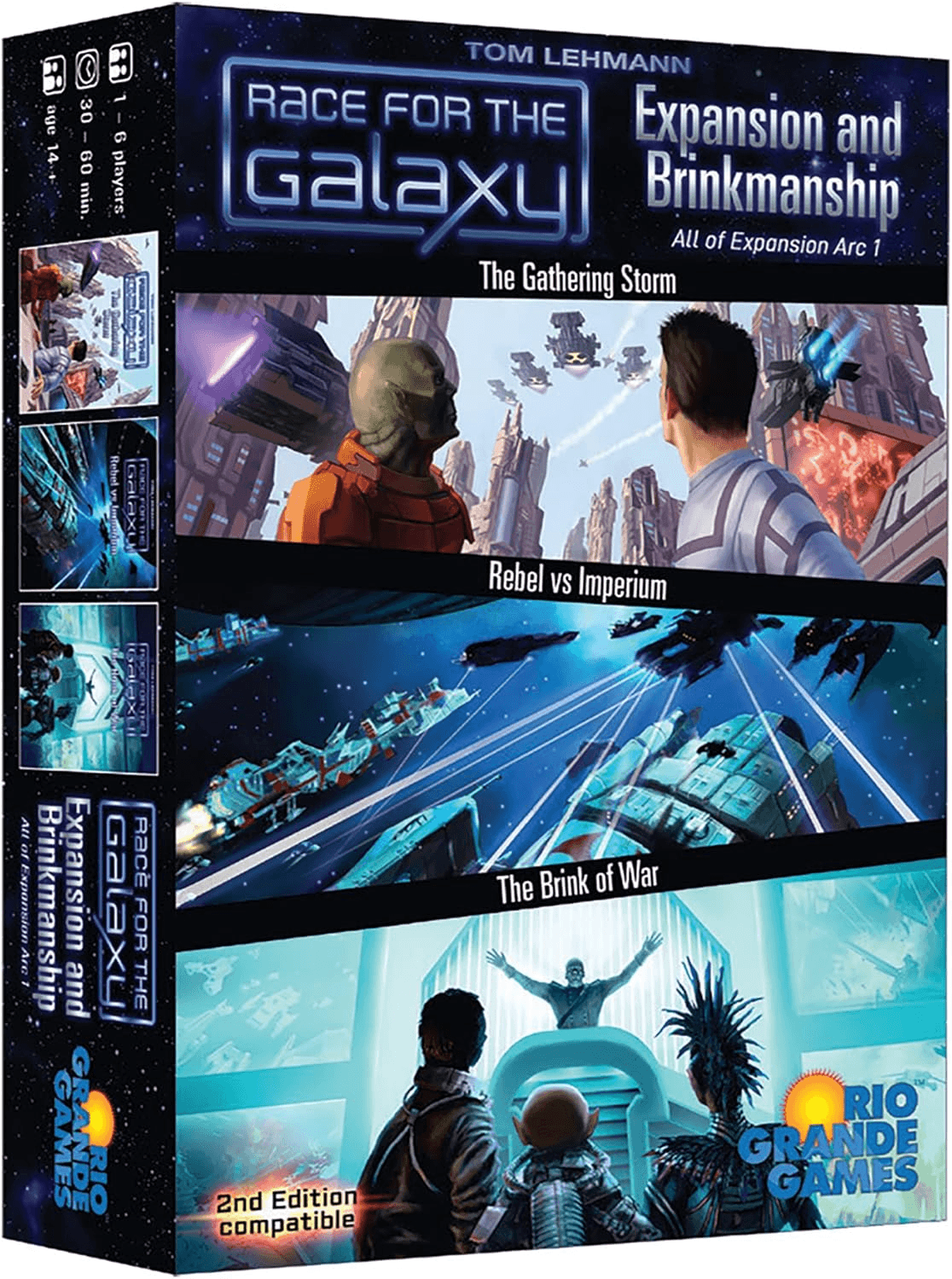 Rio Grande Games Race for the Galaxy: Expansion and Brinkmanship - the Combined