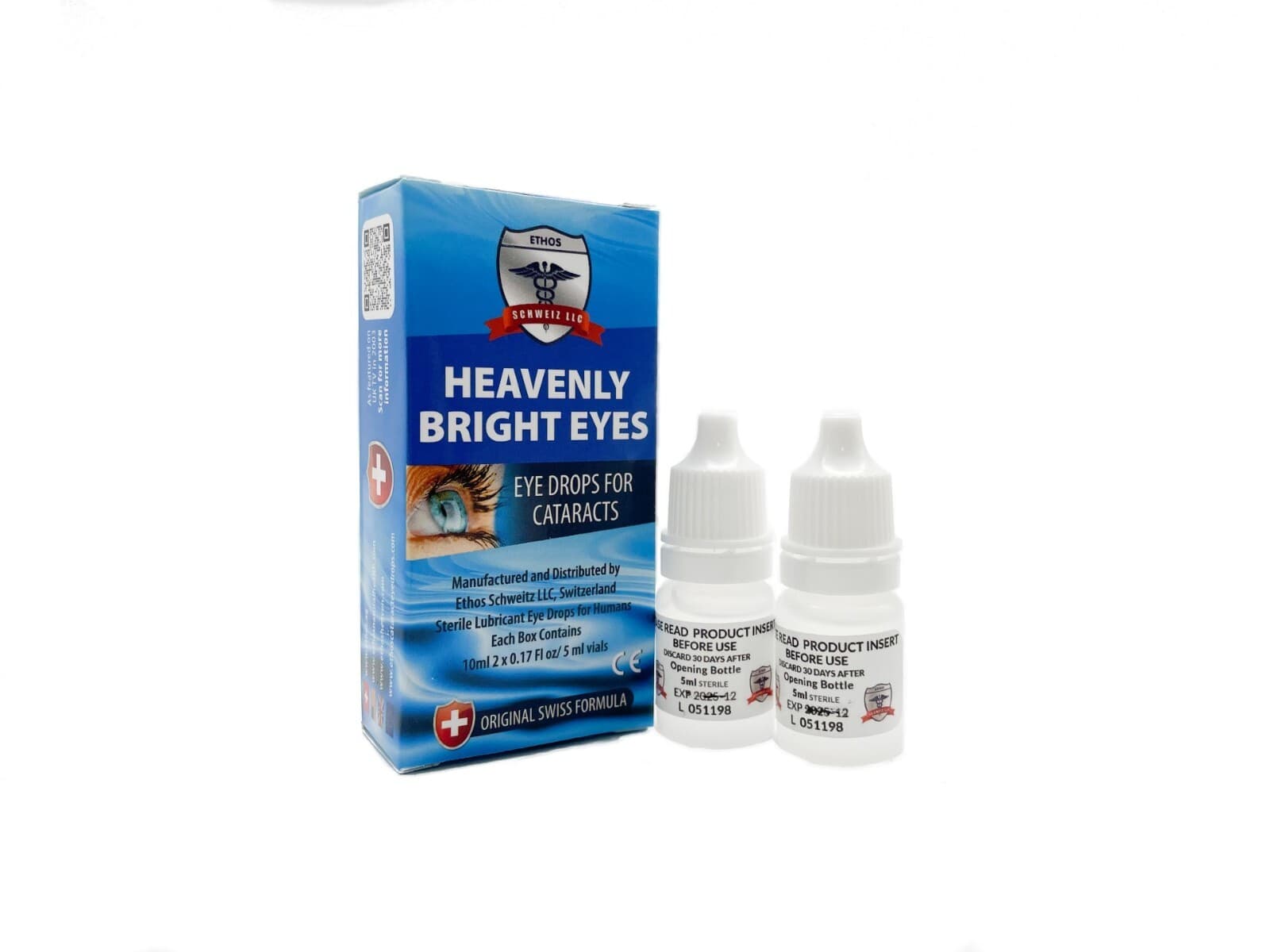 Ethos Heavenly NAC Eye Drops for Cataracts 3 Boxes 30ml FREE POSTAGE BEST SELLER view 2