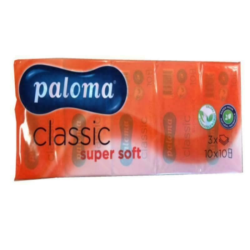 3 x 10 Pocket Tissue Super Soft Pocket Tissues  by  Paloma( 30 Pack)