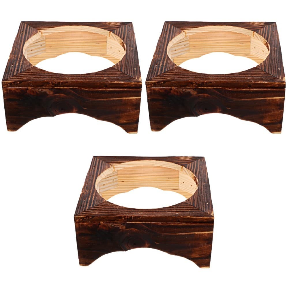 3 Count Pot Stand Kitchen Anti Skid Stone Korean Bowl Hot Pots Trivets