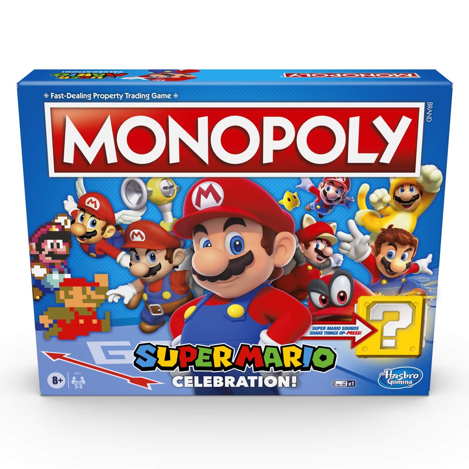 Monopoly Super Mario Celebration Edition Board Game for Super Mario Fans for Age