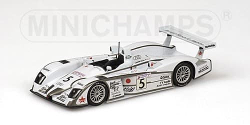 Minichamps 400021205 AUDI R8 TEAM AUDI JAPAN GOH ARA KATOH LE MANS 2002 1:43