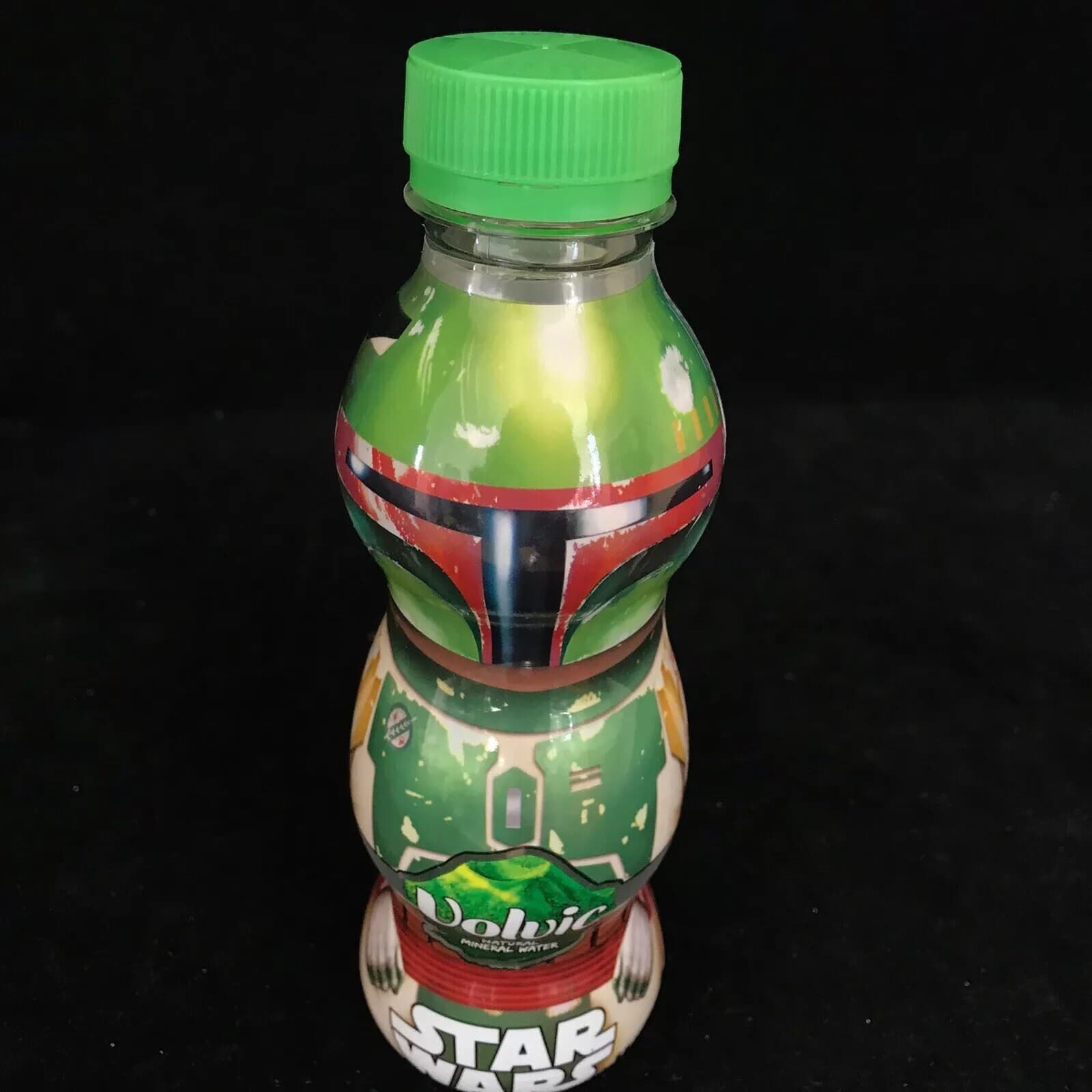 Star Wars Boba Fett Mandalorian Volvic Unopened 33cl Bottle Mineral Water 2016