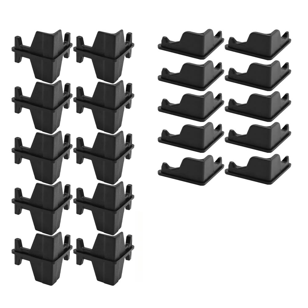 20PCS Post Inserts Connectors for Shelf Heavy Duty Shelving Unit - Plastic,1451