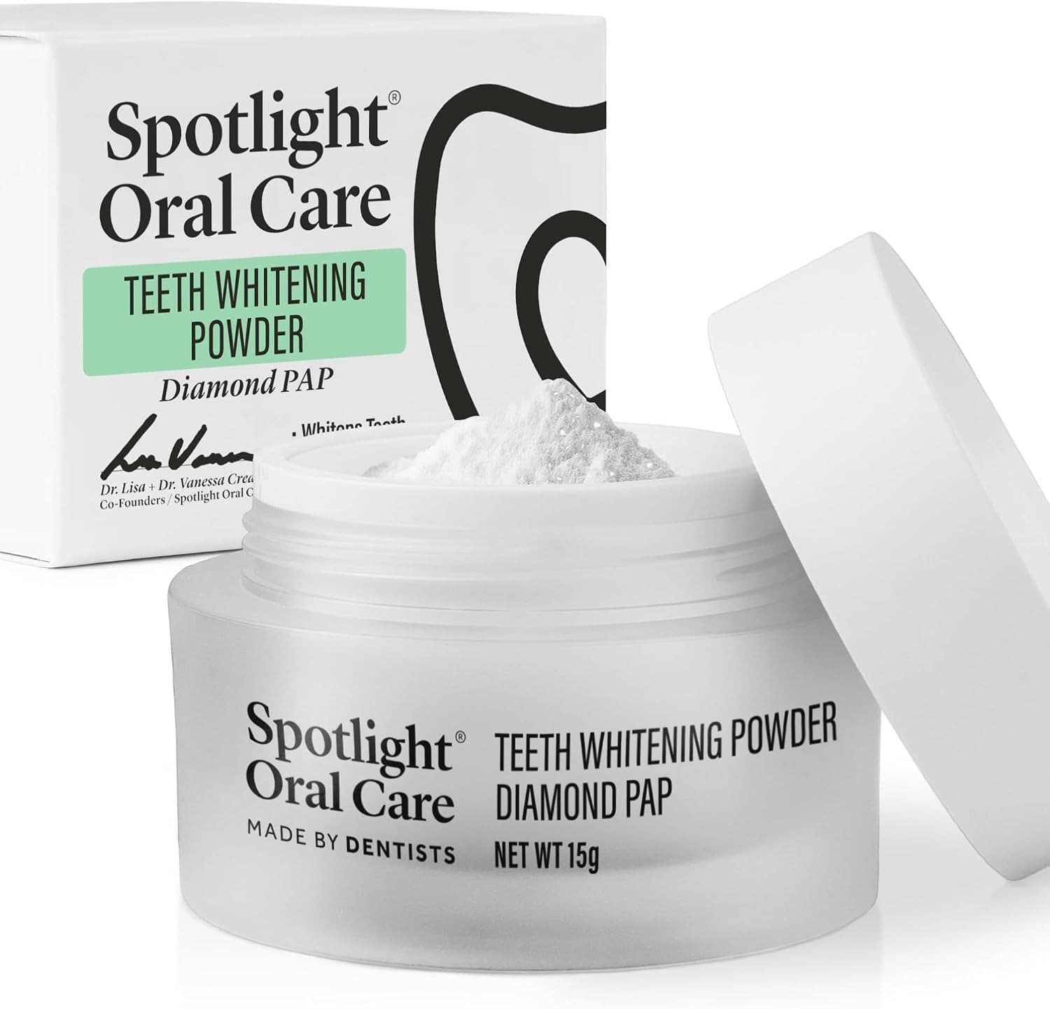 Spotlight Oral Care Teeth Whitening Powder – PAP+ and Hydroxyapatite for