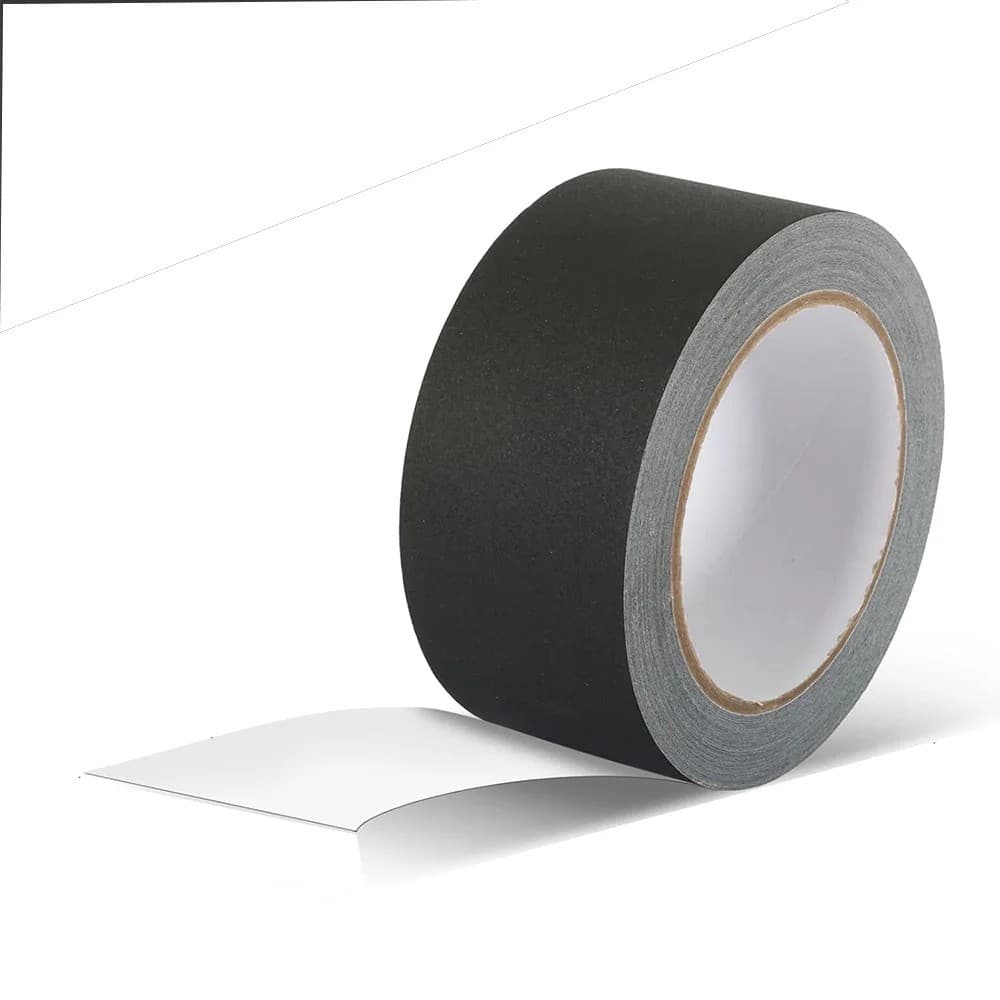 White/Black Gaffer Tape Matte Residue-Free Non-Reflective Easy Tear Stage Floor