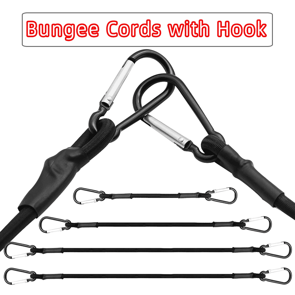 Elastic Bungee Cords with Hooks Luggage Roof Rack Tie Down Strap UK