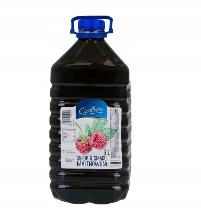 5905912420296 Syrop Excellence o smaku malinowym 5L EXCELLENCE