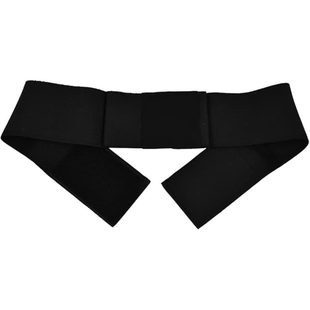 Golf Swing Training Aid with Power Slot Alignment Support Black PU Band