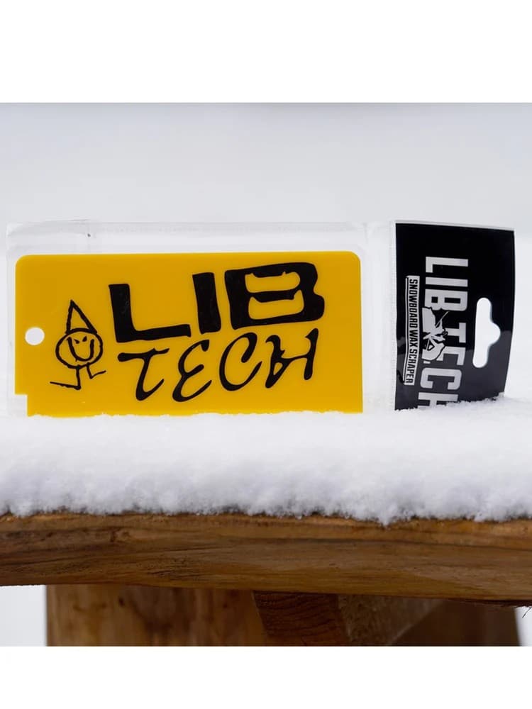 LIB TECH BANANA SNOWBOARD WAX SCRAPER