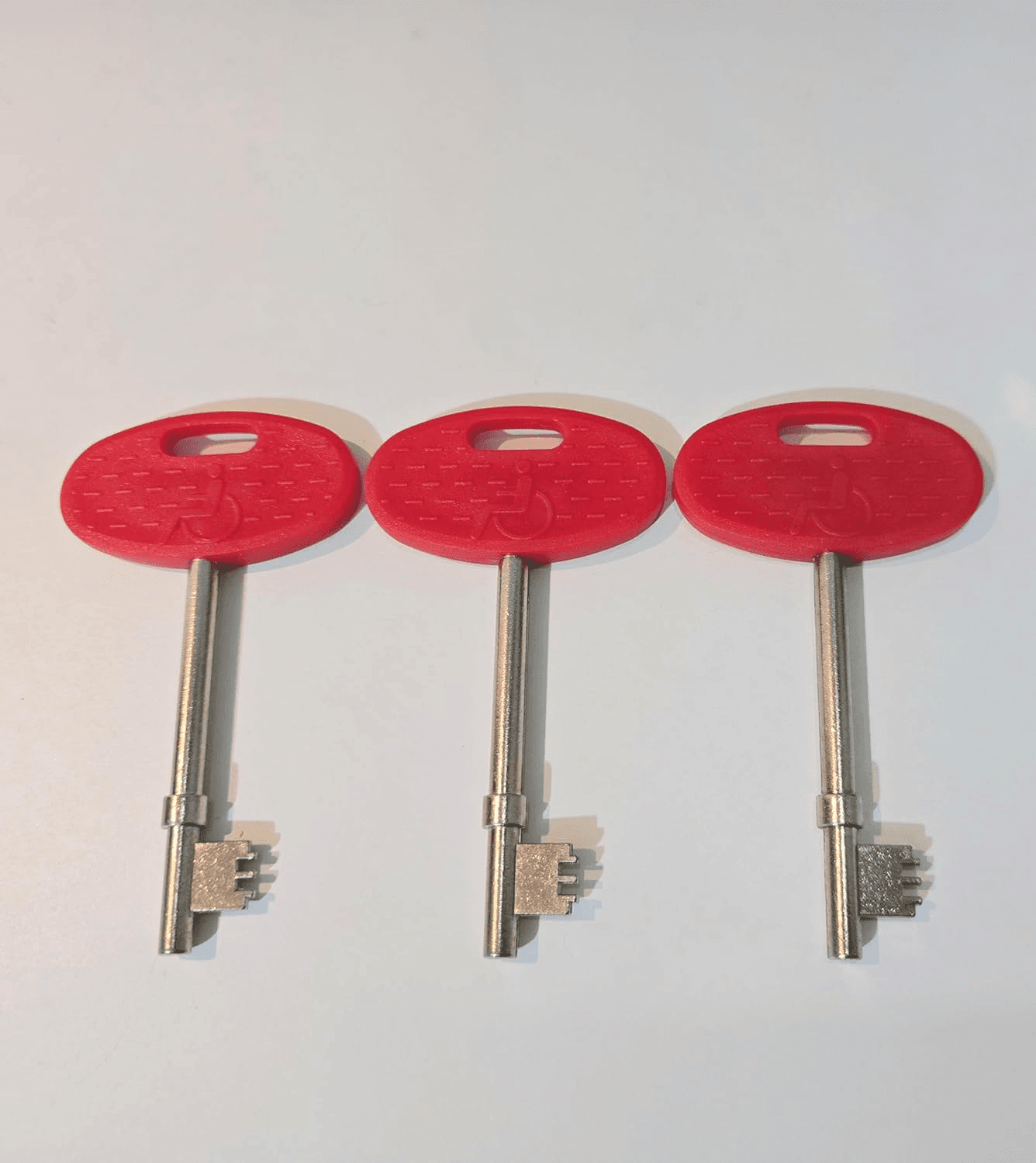UK -  for Disabled Toilets UK| Braille Easy Turn (Pack of 3) Made of Durable Ste