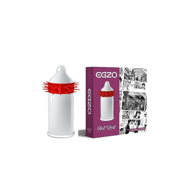 Egzo Hot Red Condom| 1 piece