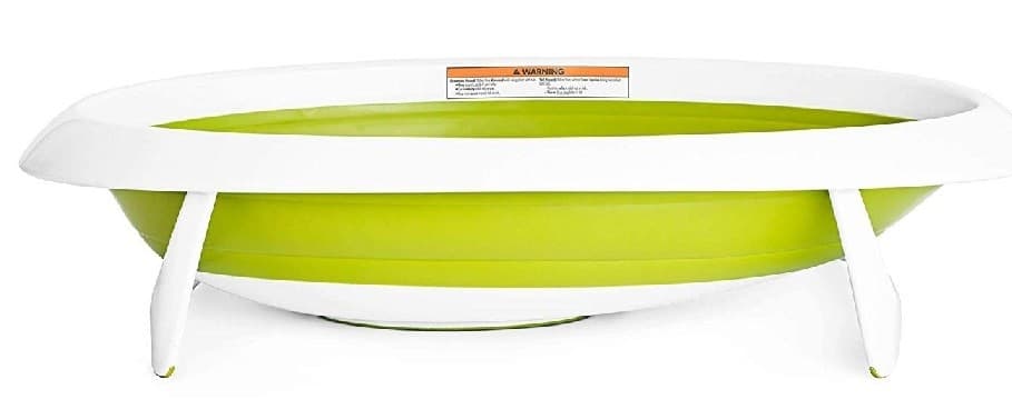 TOMY - Foldable bathtub 2 positions from 0 to 18 months Green - 46.4x83.8x16.... view 2