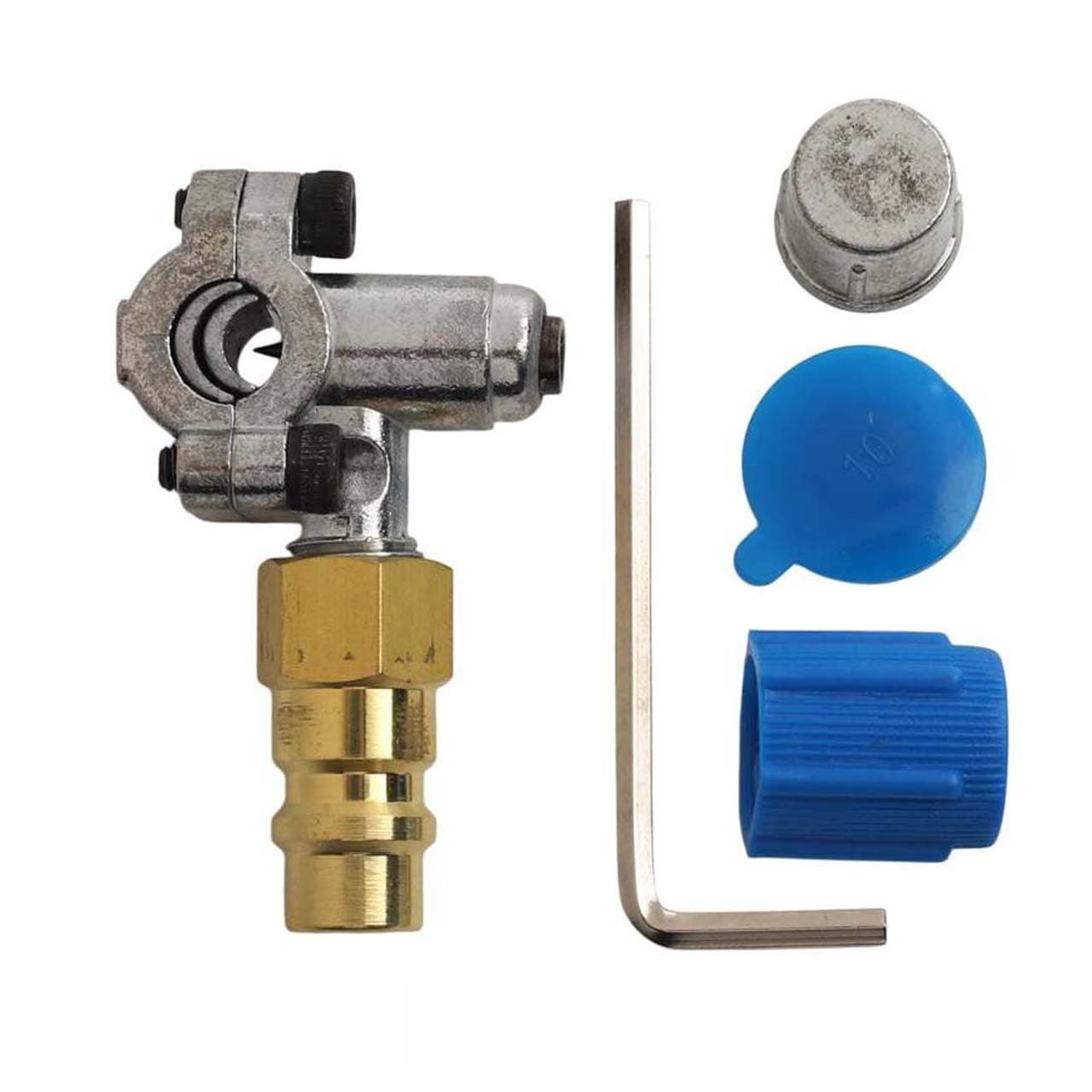 AC Valve Piercing Tap Kit Retrofitting Valve Corrosion-resistant Metal