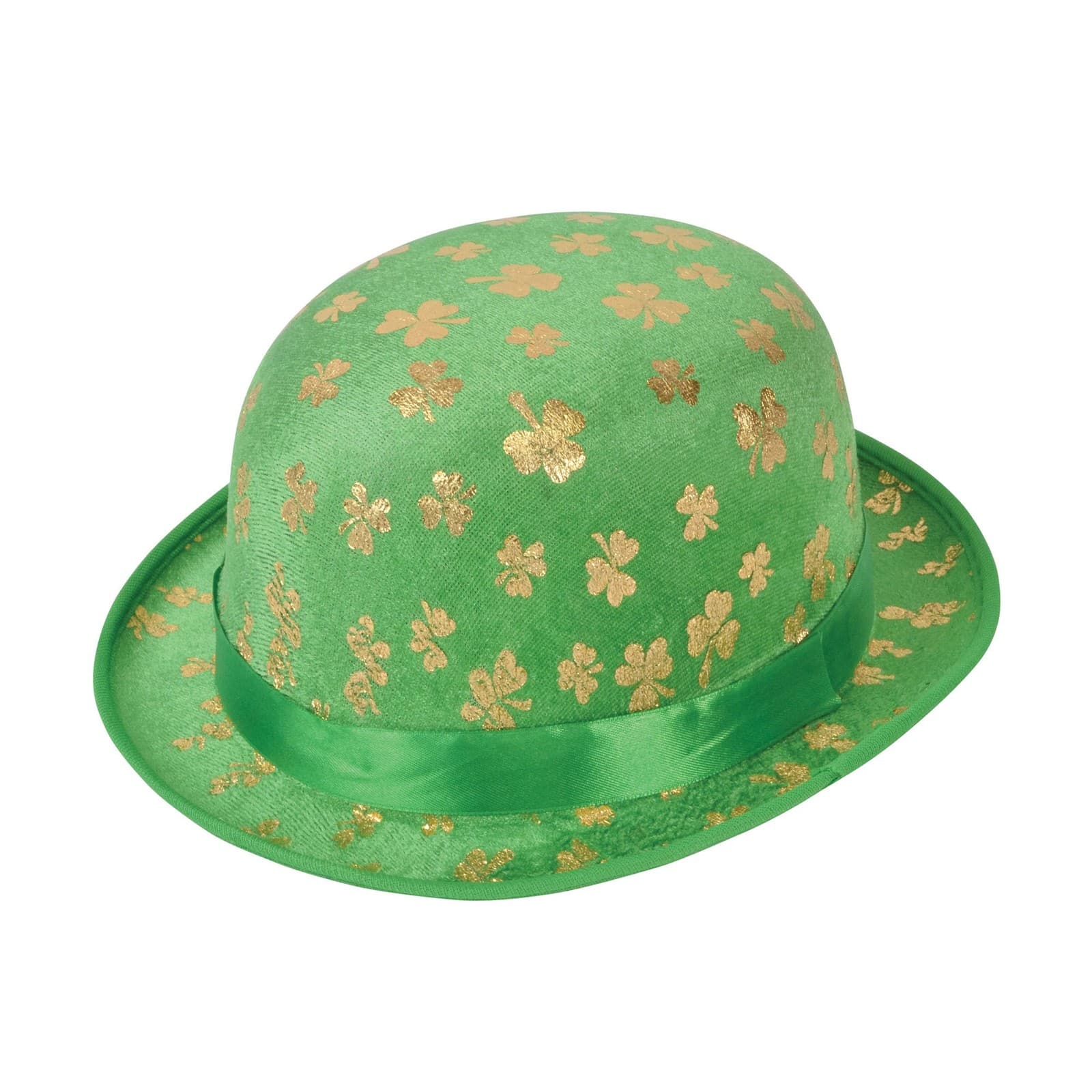 Bristol Novelty Unisex Adults St. Patrick Bowler HatOne Size Green  BN2845