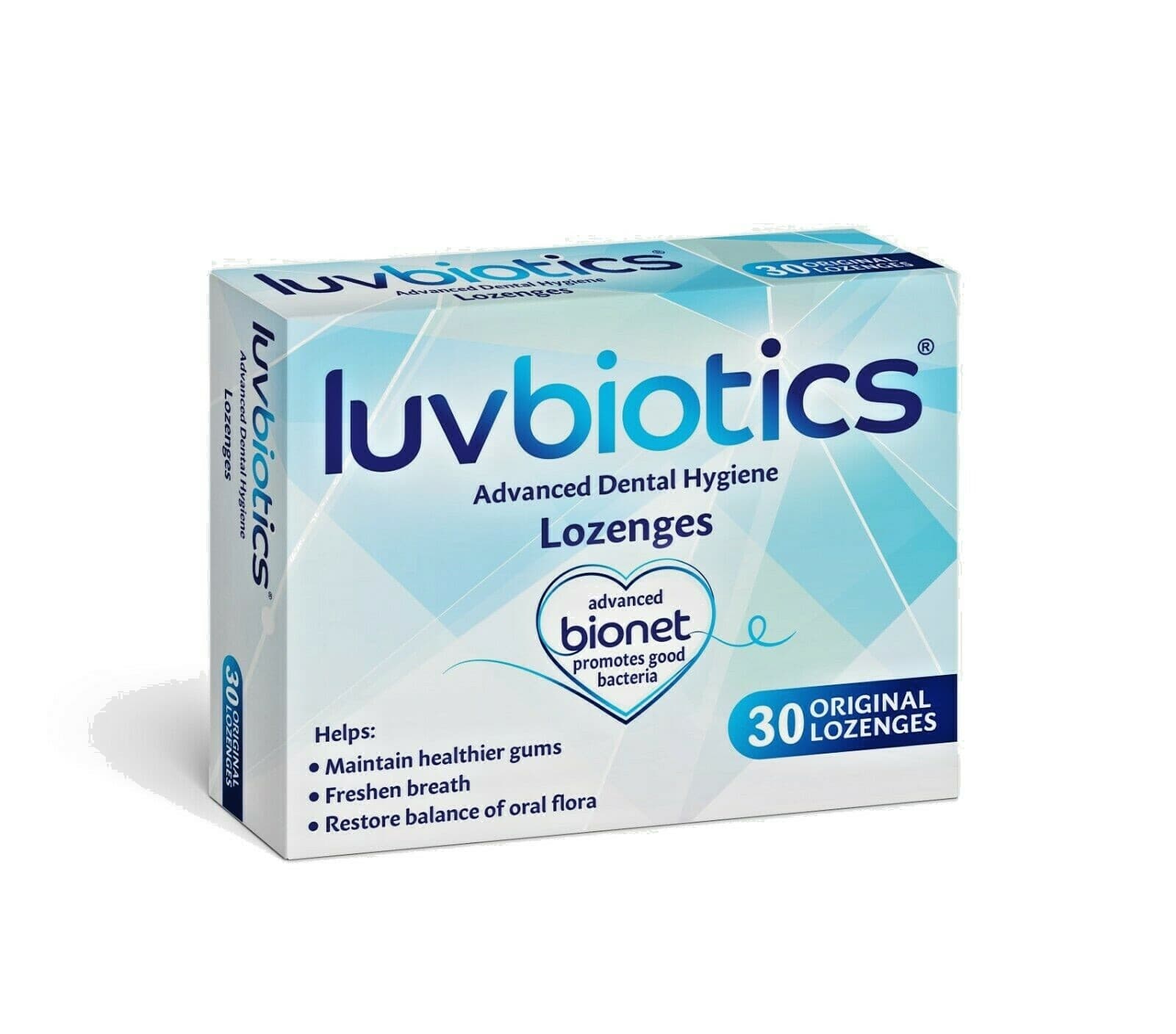 Sugar Free Luvbiotics Original Lozenges with Oral Probiotics| Xylitol &Aloe Vera