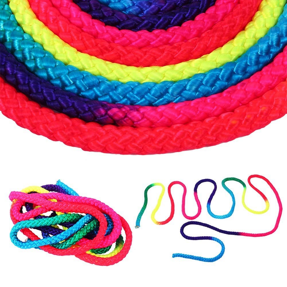 Color Rhythmic Gymnastics Rope Solid Competition Arts Training Rope NEW