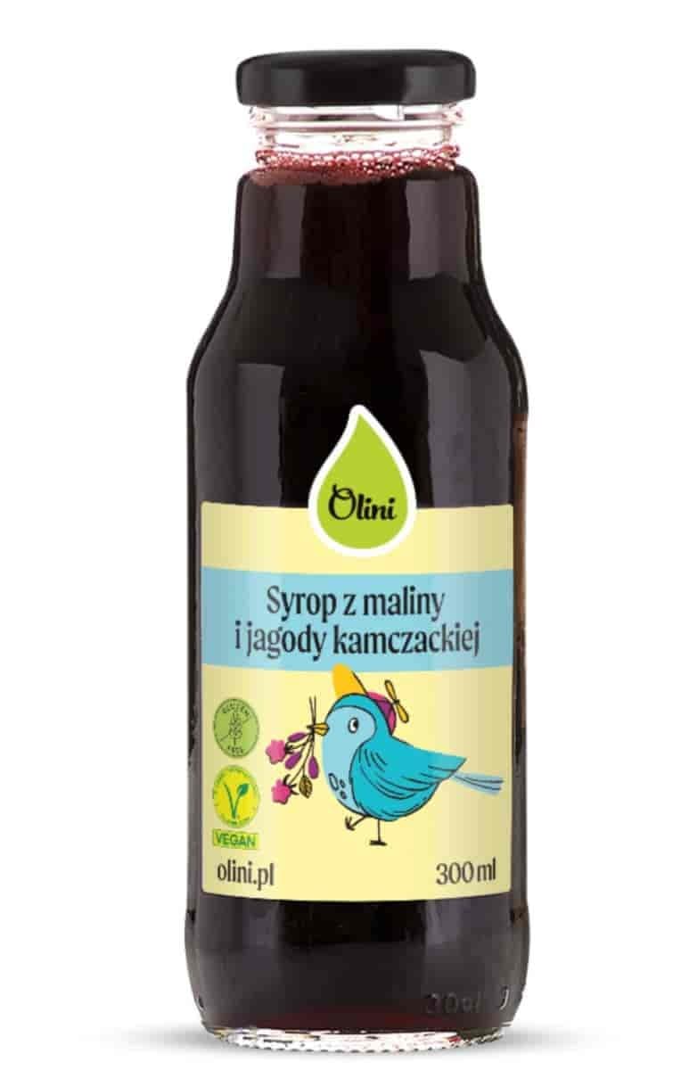 Olini Syrop z maliny i jagody kamczackiej 300 ml